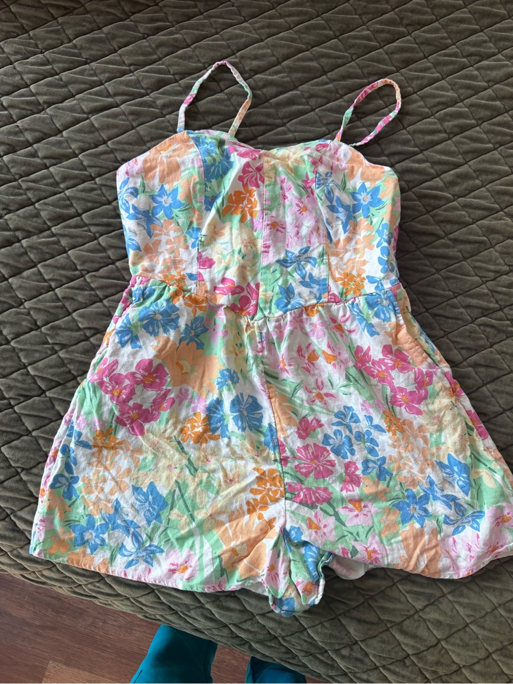 Old Navy Floral Multicolor Romper